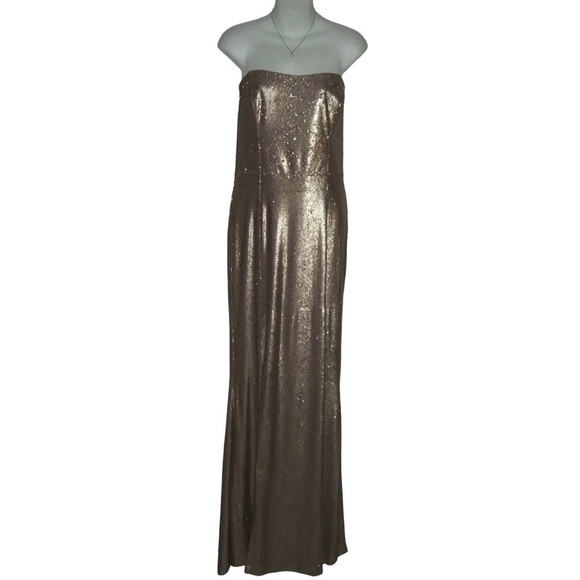 haute hippie gold sequin dress Sya Dress In Sequin – Halston main image 1